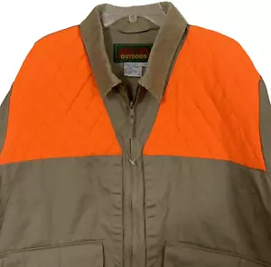 Avid Outdoor Jagd Gr. XXL Jacke braun Safety Blaze orange Full Zip Cargo A1 - Bild 1 von 12