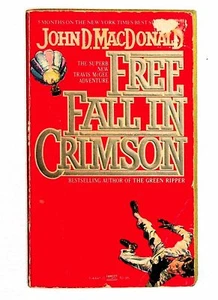 John D. Macdonald Free Fall In Crimson 1981 paperback Thriller - Picture 1 of 3