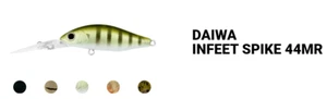 Daiwa 2021 Infeet Spike 44 MR Hard Body Fishing Lure - Choose Colour BRAND NEW @ - Picture 1 of 13
