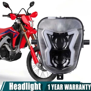 LED Headlight For Honda CRF450L CRF450RL CRF450XR Supermoto 2019-2023 Hi/Lo Beam - Picture 1 of 12