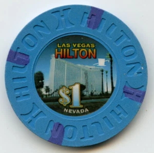 1 $ Casino Chip vom Las Vegas Hilton 2010 veraltet - Bild 1 von 2