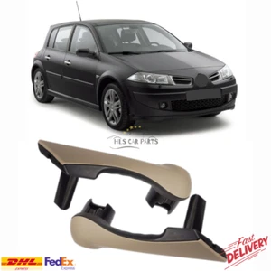 Front Inner Door Hold Handle Beige Left- Right for Renault Megane MK2 770147531 - Bild 1 von 5
