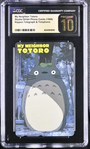 CGC 10 - 1998 Phone Card My Neighbor Totoro Studio Ghibli - Bild 1 von 2