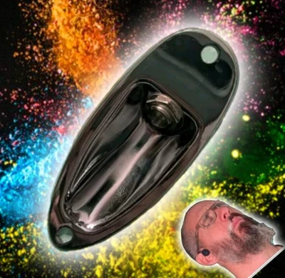 Stratocaster - Strat - ST - CONECTOR DE SALIDA Placa Cromo - con Tornillos y Artículos ¡GANA! Foto 1 de 4