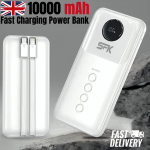 10000mAh Power Bank Portable Fast Charger Battery Pack 2 USB for Mobile Phone UK - Picture 1 of 13