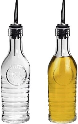 BORMIOLI ROCCO Officina 1825 Olive Oil/Vinegar Glass Bottles, Pack of 2 - Image 1 of 4