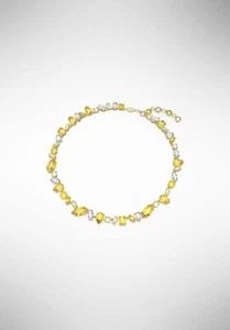 Swarovski 5652800 Collana Gema Taglio Misto Giallo Placcato Oro - Imagen 1 de 1