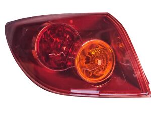 Tail Light Fits Mazda 3 2004-2006 LH. Without Bulb. Red Shell.