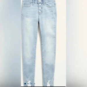 ON High-Waisted Built-In Tough Button-Fly Rockstar Super Skinny Jeggings 5 Girls - Picture 1 of 3