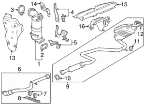 GM # 13229872 Exhaust-Front Gasket * NEW / OE * - Picture 1 of 4