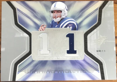 2007 SPx Winning Materials Jersey Number Anthony Gonzalez WM-AG - Image 1 of 2