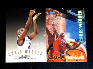 Chris Webber Skybox Masters Fleer Ultra Inside Outside HOF - Bild 1 von 3