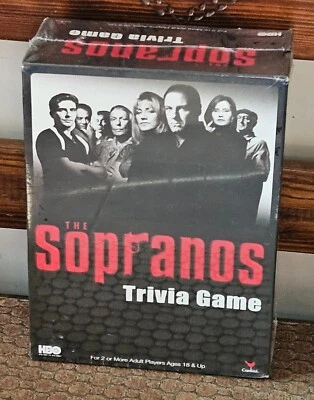 The Sopranos Trivia Game HBO Hit TV Series Game (Sealed Box) 2004 By Cardinal - Image 1 of 4
