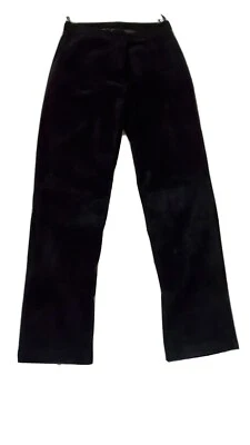 Pantalones de vestir Brandon Thomas de gamuza negros talla 8 Foto 1 de 4