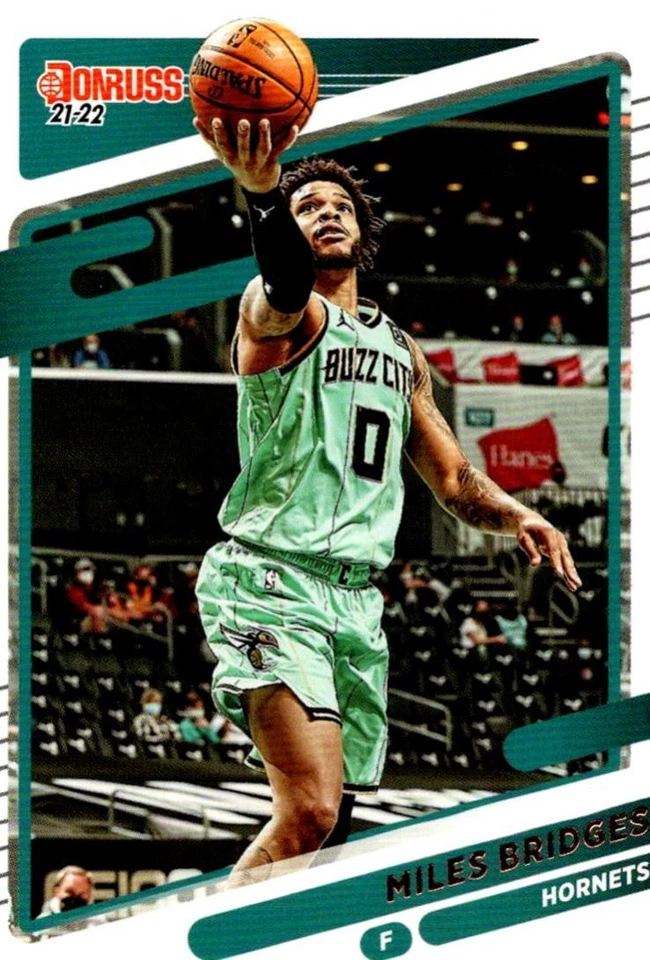 2021-22 Donruss Miles Bridges Charlotte Hornets #107 - Image 1 of 2