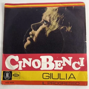 Cino Benci Giulia Il Progresso 45 Italy Odeon Records MQ 2102 Picture Sleeve 7” - Picture 1 of 6