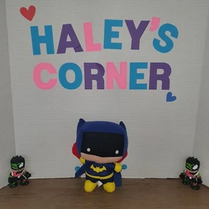 Peluche Justice League Batgirl Chibi 7" raro fabbrica di giocattoli - Foto 1 di 5