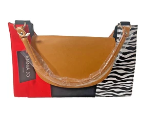Amma Jo Womens Signature Handbag Zebra Print Design Multicolor New - Picture 1 of 4