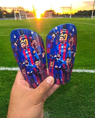Custom Soccer Shin Guards Leo Messi - Image 1 of 4