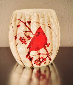 Luz de Navidad Cardinal Preiluminada Vidrio Stoney Creek 3 1/4" H Decoración - Imagen 1 de 12