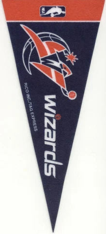 WASHINGTON WIZARDS PENNANT NBA MINI FELT 9" LONG OFFICIALLY LICENSED BASKETBALL Cover