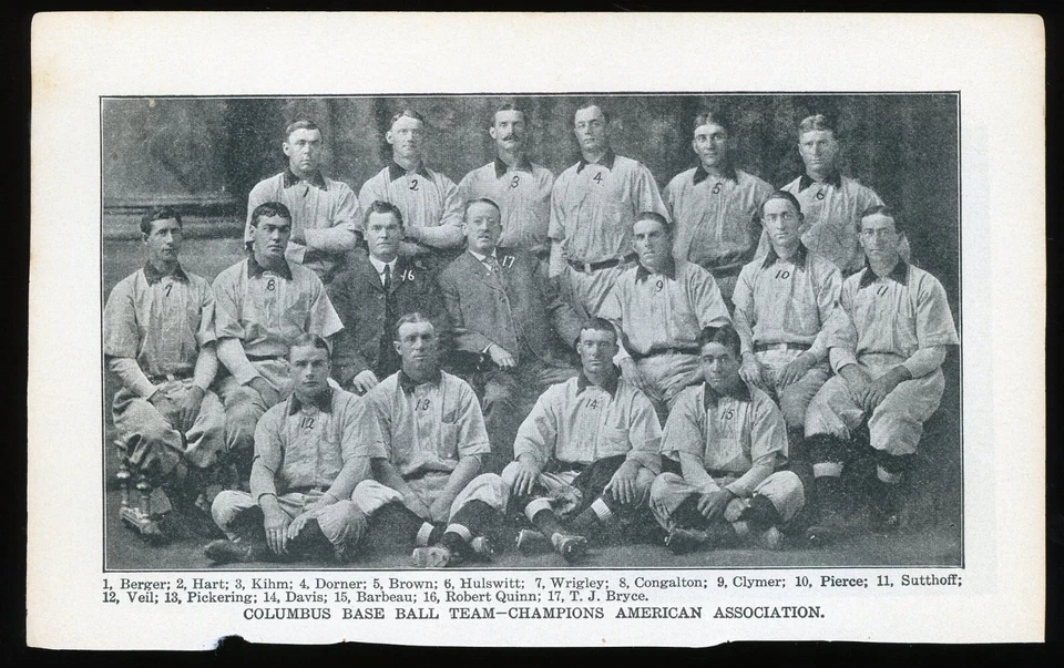 1906 Baseball Guide Page - 1905 American Association Champion Columbus Senators - Image 1 of 1