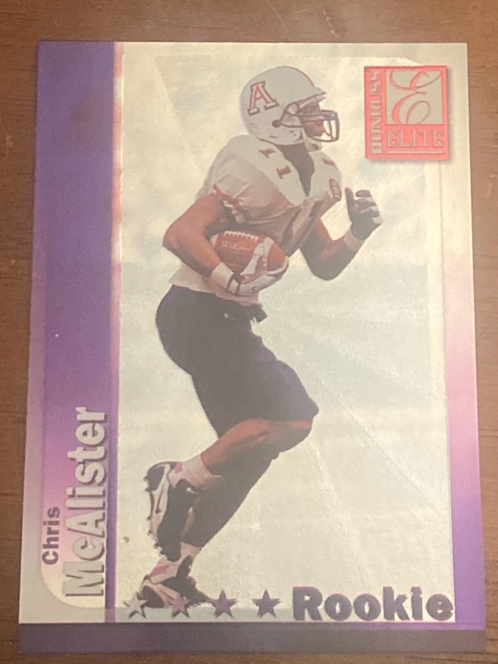 1999 Donruss Elite RC Chris McAlister #189 Baltimore Ravens Arizona - Image 1 of 2