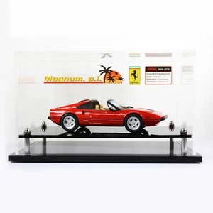 Magnum PI Ferrari 308 GTS 1:18 Scale Model Car Display Case *Car Not Included - Picture 1 of 9