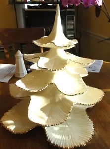 Jamar Mallory Vintage 5pz Treat Albero Ceramica Albero di Natale 15x16” senza base - Foto 1 di 8