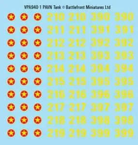 NAM PAVN Decal Sheets New - Picture 1 of 5