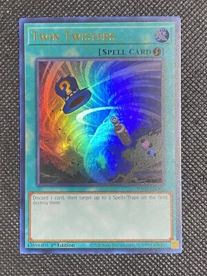 YuGiOh! - Twin Twisters RA02-EN060 Ultra Rare 1st Edition Near Mint - Image 1 of 2