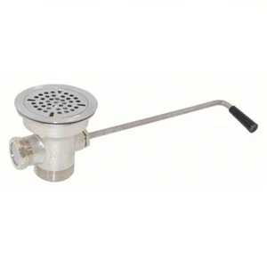 Encore D50-7200 2" Pipe Dia., Cast Bronze, Flat Strainer, Twist Handle Waste(C) - Picture 1 of 5