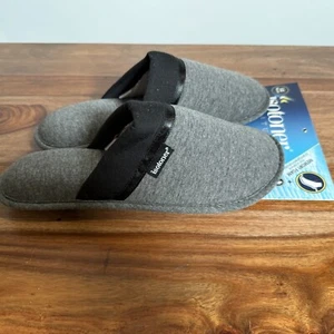 Isotoner Signature Memory Foam Slippers Sz 7.5-8 Eva Padded Heel - Picture 1 of 7