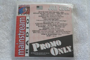 Promo Only Mainstream Radio Jul 2002 VG+ USA CD Alcazar B2K Monica Beyonce - Picture 1 of 2