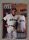 1993 MLB SEATTLE MARINERS BASEBALL POCKET SCHEDULE - BUDWEISER