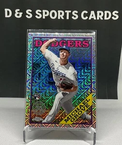 2023 Topps Chrome Baseball Michael Grove #2T88C75 RC LA Dodgers - Picture 1 of 2