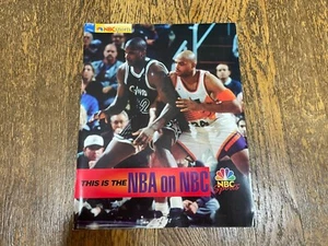 This is the NBA on NBC Press Kit 1994 Shaq Barkley Ewing Mourning Robinson Riley - Picture 1 of 8
