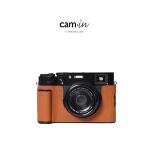 Cam-in Swift Leather Camera Half Case for Fujifilm X100vi Camera with Handle - Picture 1 of 56