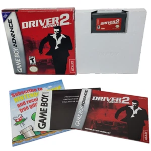 Driver 2 Advance GBA CIB Complete Nintendo Game Boy Advance AUTHENTIC - Picture 1 of 7