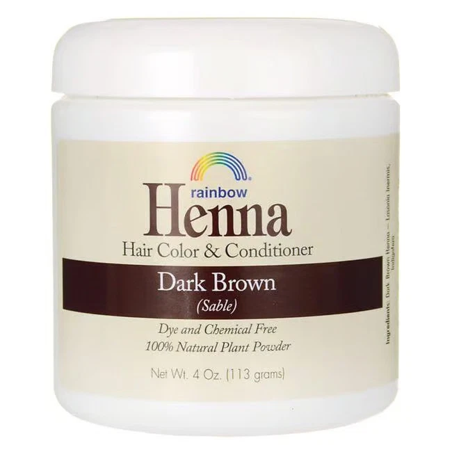 Rainbow Research Henna Hair Color and Conditioner - Dark Brown (Sable) 4 oz Pwdr - Image 1 of 1