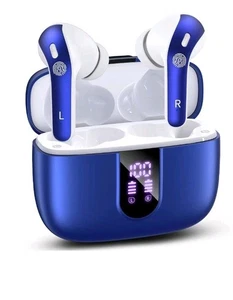 VEATOOL Bluetooth Headphones True Wireless Earbuds 60H Playback LED Display - Picture 1 of 3