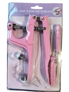 Snap Pliers Fastener T3 T5 T8 Plastic Resin Universal Hand Pliers Button Press  - Picture 1 of 3