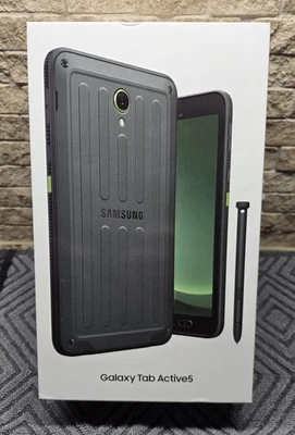 Tablet Samsung Galaxy Tab Active5 Wi-Fi 8” 128 GB Android resistente - negra verde Foto 1 de 4