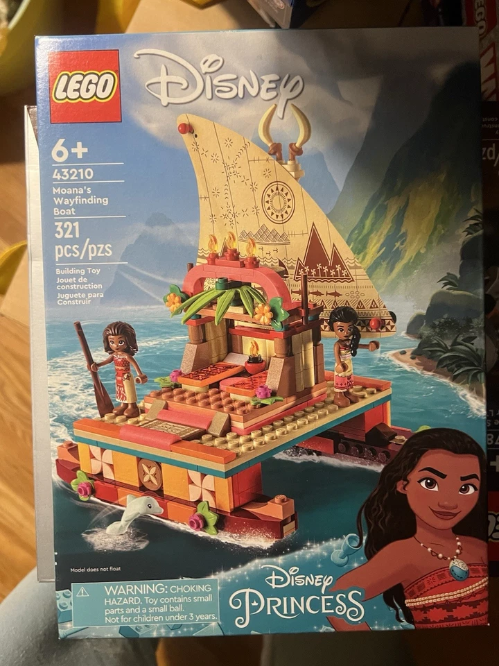LEGO Disney: Moana's Wayfinding Boat (43210) - New Sealed - Image 1 of 2