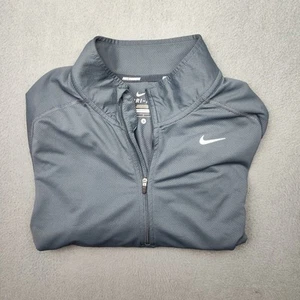 Nike Shirt Mens Small Gray Running Element Pullover Quarter Zip Stretch 424223 - Picture 1 of 13