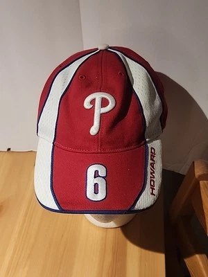 РЕДКИЙ ВИНТАЖНЫЙ RYAN HOWARD KIDS PHILLIES TWINSENTERPRISE КРАСНЫЙ И БЕЛЫЙ РЕГУЛИРУЕМЫЙ  - Изображение 1 из 4
