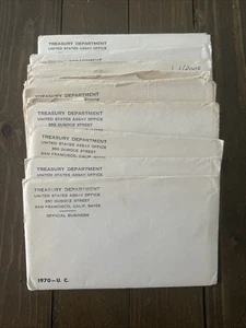 1970 Mint Set Envelopes and Inserts - Ten (10) Total - No Coins - Picture 1 of 1