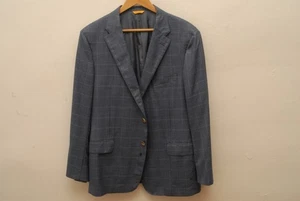 NWOT Hickey Freeman blue plaid Loro Piana super 150's Beacon sport coat 46R - Picture 1 of 8