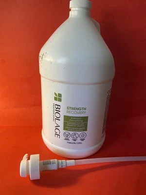 Biolage Strength Recovery Shampoo 128 oz 1 Gallon WITH PUMP - Image 1 of 4