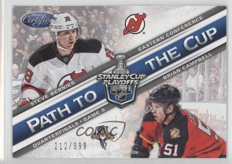 2012 Certified Path to the Cup Quarterfinals /399 Brian Campbell Steve Bernier - Image 1 of 2